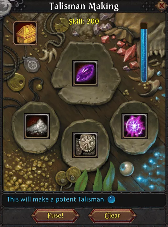 Talisman Making crafting window